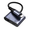 Audio adaptér 2 v 1 Joyroom SY-L01 Lightning na 3,5 mm + Lightning (černý)