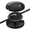 Fast Charging Cable 3in1 Baseus Free2Draw, USB to micro USB+USB-C+Lightning, 3.5A, 1.1m (black)