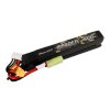 Gens ace 25C 1500mAh 3S1P 11.1V Nunchuck 2X Airsoft Gun Lipo Battery with mini Tamiya Plug