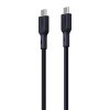 Kabel USB-C na USB-C Aukey CB-SCC142, 140W, 1,8 m (černý)