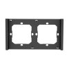 Frame for switch M5 80 double 2-fold SONOFF M5-2C-80-F (graphite/black)