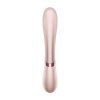 Satisfyer Hot Lover heated vibrator pink and gold