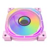 Darkflash INF24 5v1 ARGB Sada počítačových ventilátorů (růžová)