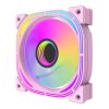 Darkflash INF24 5v1 ARGB Sada počítačových ventilátorů (růžová)