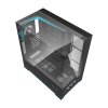 Počítačová skříň Darkflash DY450 PRO + ventilátor (černá)