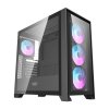 Prosklená počítačová skříň Darkflash DRX90 (černá)
