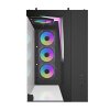 Počítačová skříň Darkflash TH285 se 4 ventilátory (černá)