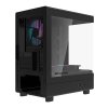 Počítačová skříň Darkflash DB330M + 3 ventilátory aRGB (černá)