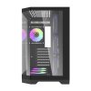 Počítačová skříň Darflash FT418 PRO + 7 ventilátorů aRGB (černá)
