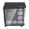 Počítačová skříň Darflash FT418 PRO + 7 ventilátorů aRGB (černá)