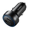 Nabíječka do auta Choetech 60W 2xUSB-C+USB-A (černá)