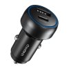 Nabíječka do auta Choetech 60W 2xUSB-C+USB-A (černá)