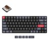 Keychron K3 Pro QMK/VIA Wireless Mechanical Keyboard White backlight Brown Switch (černá)