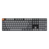 Keychron K5 Max QMK/VIA nízkoprofilová bezdrátová mechanická klávesnice Bílé podsvícení Hnědý spínač