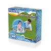 BESTWAY 52559 Nafukovací postýlka Zebra 97x66 se stříškou a nafukovacím dnem