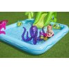 BESTWAY 53052 Nafukovací bazén/hřiště se skluzavkou Akvárium 239x206x86cm
