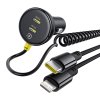 60W nabíječka do auta Baseus USB-C + kabel Lightning (černá)
