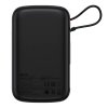 Powerbanka Baseus Qpow PRO s kabelem, 10000 mAh, 22,5 W (černá)