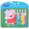 Set s foukacími fixy a notesem Prasátko Peppa