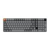 Bezdrátová nízkoprofilová klávesnice Keychron K17 Max RGB Brown Switch (černá) [K17M-H3].