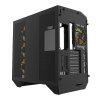 Počítačová skříň Darkflash DY470 (černá) + 4 ventilátory + držák GPU