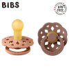 BIBS 230108 BOHEME figurína WOODCHUCK & PEACH S 2-pack