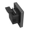 Chytrý WiFi nástěnný spínač SONOFF M5-3C-80 (3kanálový, pro rám, grafitový)