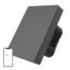 Chytrý WiFi nástěnný spínač SONOFF M5-1C-80 (1kanálový, pro rám, grafitový)