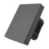 Chytrý WiFi nástěnný spínač SONOFF M5-1C-80 (1kanálový, pro rám, grafitový)