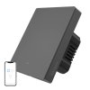 Chytrý WiFi nástěnný spínač SONOFF M5-1C-80 (1kanálový, pro rám, grafitový)