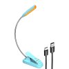Bezdrátová lampička GLCSNTBL103B Glocusent mini GLCSNTBL103B klip-on book light, USB-C Blue
