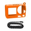 Silikonové pouzdro Sunnylife OA5-BHT885-C s řemínkem pro OSMO ACTION 5 PRO (oranžové)
