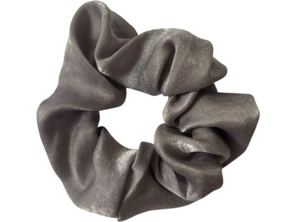 2572 2 scrunchies gumicka do vlasu seda perlet