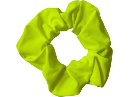 2605 scrunchies gumicka do vlasu zluta neon