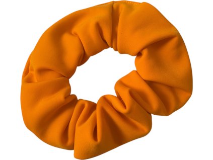 2608 2 scrunchies gumicka do vlasu oranzova