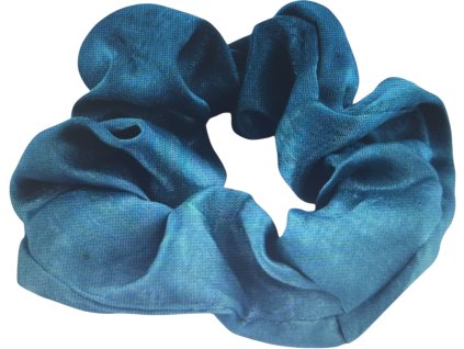 2614 2 scrunchies gumicka do vlasu tmave zelena