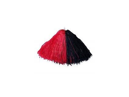 pompon cerno cervena
