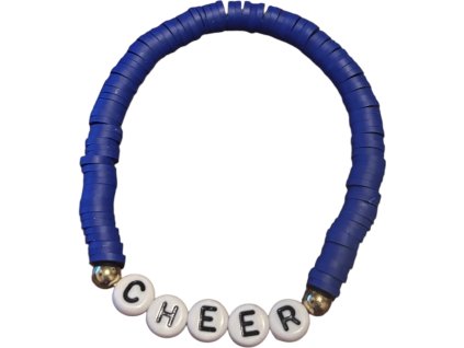2704 3 naramek s koralky cheer modry