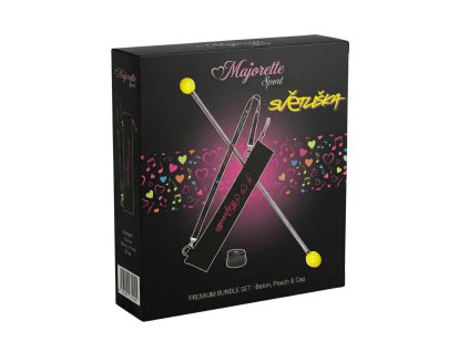 Sada pro mažoretky Světluška  Hůlka + Omotávka + Obal | Potisk Jména ZDARMA