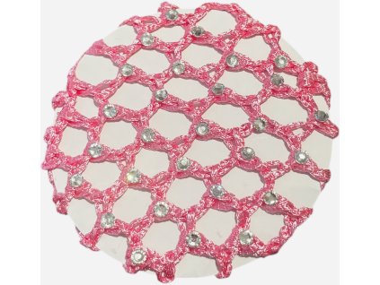 Síťka do vlasů růžová