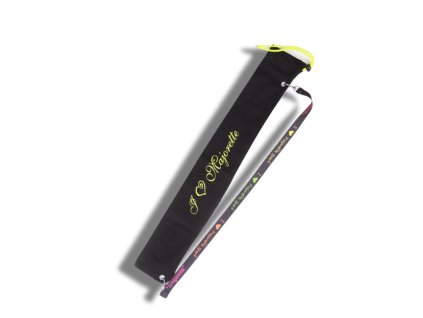 Baton case black - yellow print
