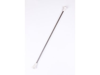 Twirlingová hůlka HVĚZDA BÍLÁ (Délka 80)