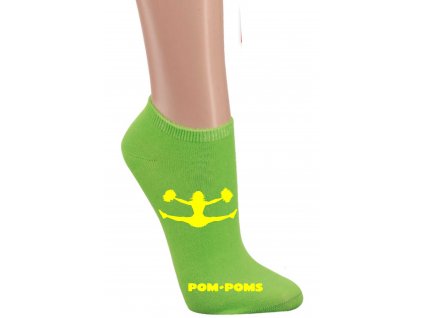 909 ponozky snakers zelene vel 35 38