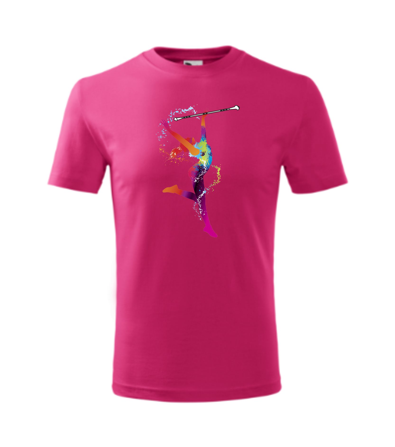 Koszulka dziecięca z tancerką, różowa