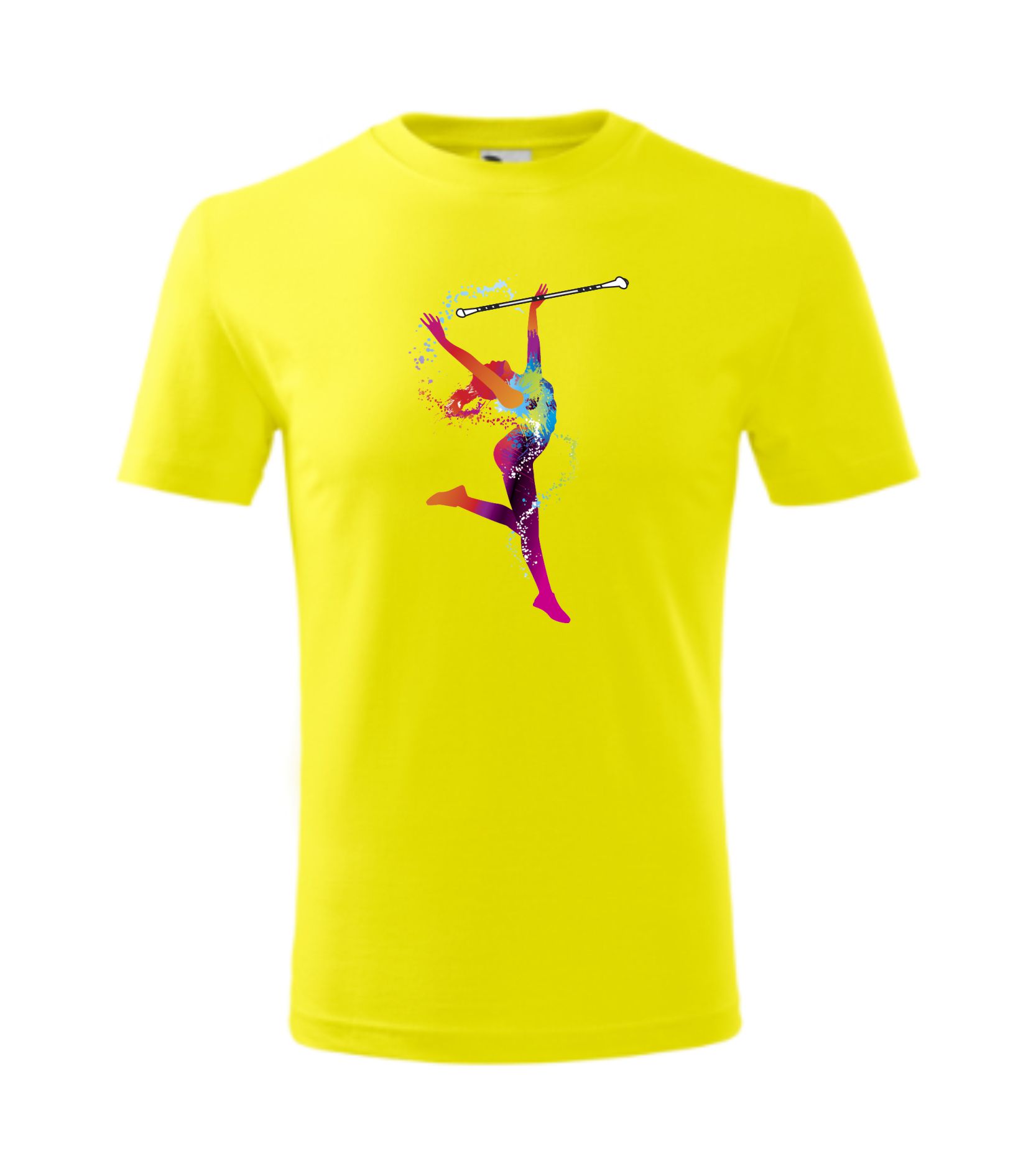 Koszulka dziecięca z tancerką, żółta