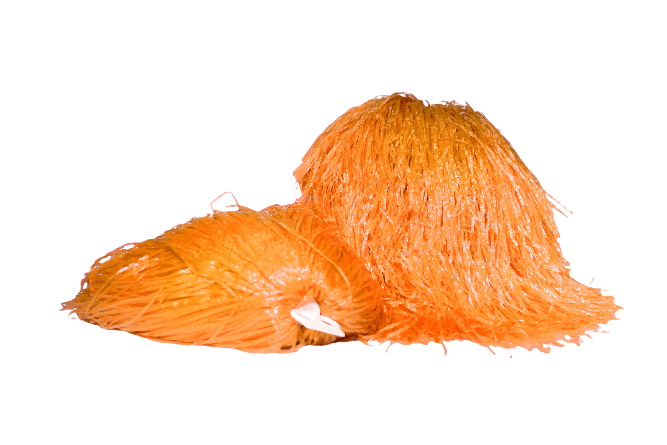 Jednokolorowy pompon - pomarańczowy