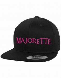 Czarna Czapka z daszkiem Snapback Majorette