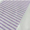 2512 1 nalepovaci glitry na archu 3 mm svetle fialove