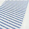 Adhesive decorative glitter on a sheet, blue