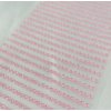 2527 8 nalepovaci glitry na archu 3 mm svetle ruzova